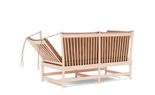 The Spoke-Back Sofa by Fredericia in Leather Max 95, Cognac, Oak soap, FSC Mix 70% – product photo 3 of 4
