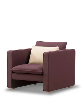 Jota Lounge Chair van Fredericia in Vidar 693, Oak light oil, FSC Mix 70%, Arm cushions not included – productfoto 7 van 10