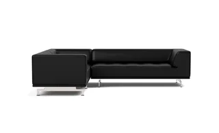 Delphi Elements - Configuration B by Fredericia in Leather Max 98, Black, Brushed aluminium – product photo 4 of 4