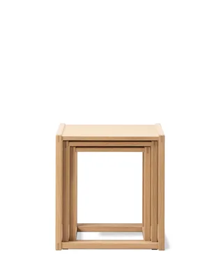 BM375 Nesting Tables von Fredericia in Oak light oil, FSC Mix 70%, Set of 3 – Produktfoto 3 von 3