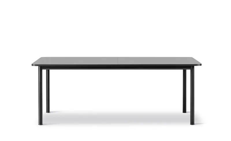 Plan Table Extendable by Fredericia in Laminate Fenix NTM Black, Black – product photo 2 of 2