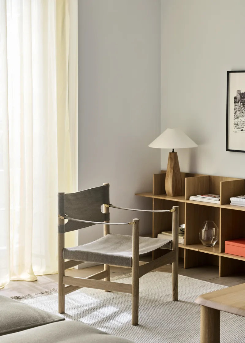 Canvas 21 Chair van Fredericia in Natural canvas, Oak light oil, FSC Mix 70% – sfeerfoto 1 van 5