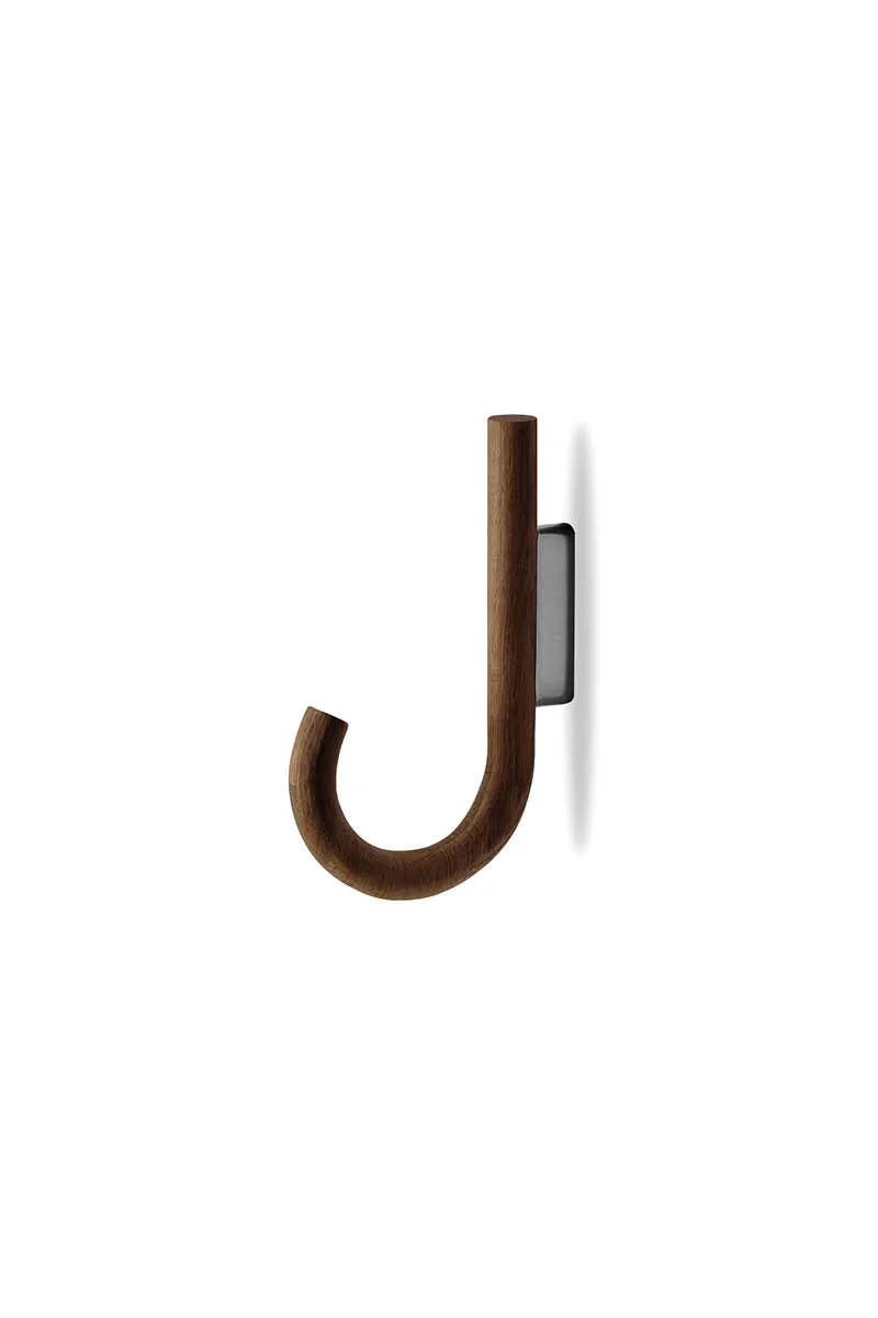 Hook knage valnød/ sort by Gejst – product photo