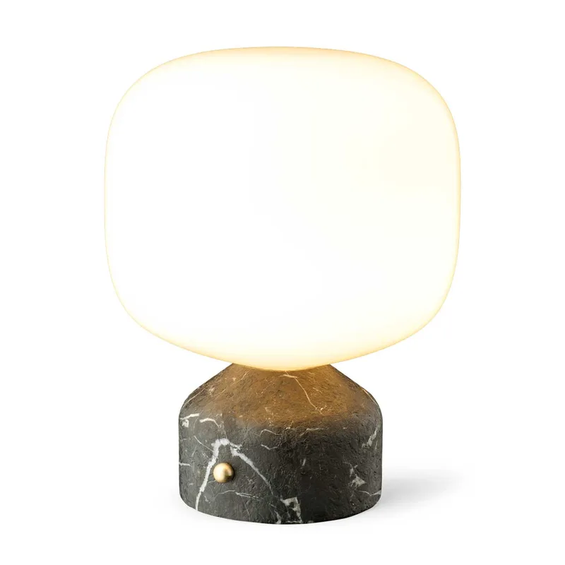 Meemo portable bordlampe sort marmor by Gejst – product photo