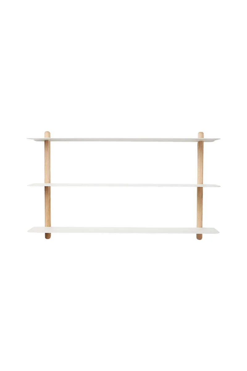 Nivo hylde A lys eg/ hvid de Gejst – photo du produit