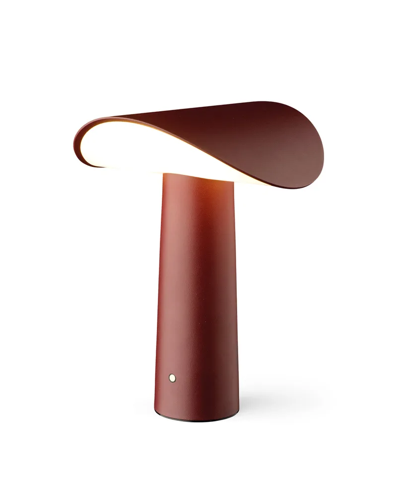 Lium portable bordlampe bordeaux von Gejst – Produktfoto
