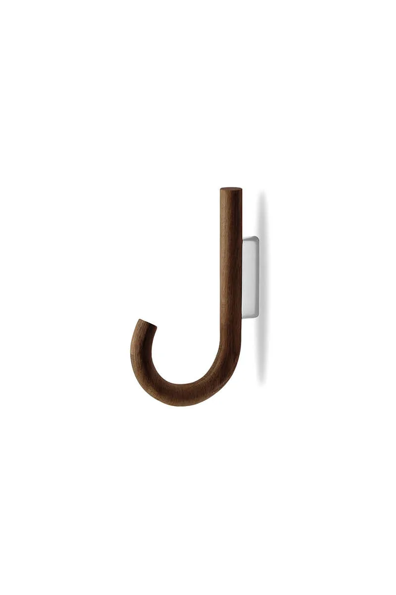 Hook knage valnød/ krom by Gejst – product photo