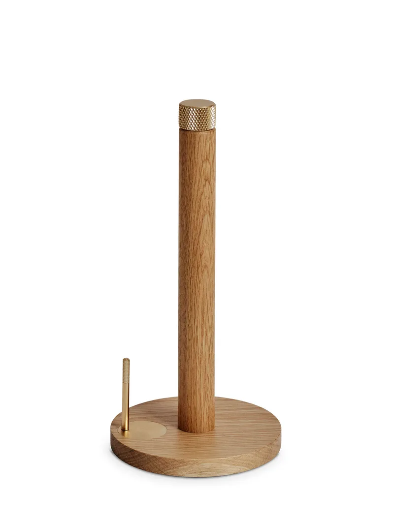 Sina køkkenrulleholder eg/ messing by Gejst – product photo