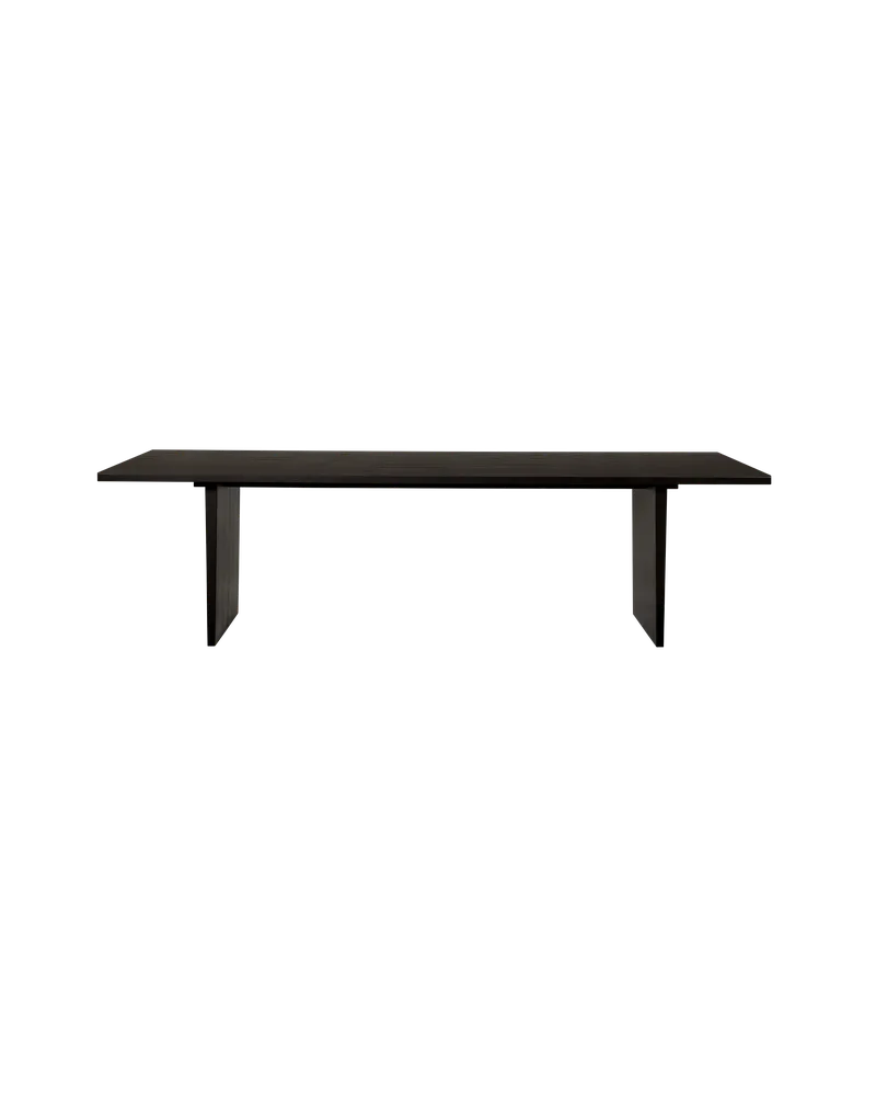 Private Dining Tables by GUBI in Brown/Black Ash Veneer, Brown/Black Ash Veneer, 260 cm – product photo