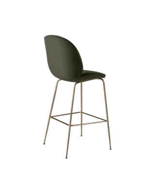 Beetle Bar Chair, Fully Upholstered by GUBI in Sunday, Dedar (018, Standard), Antique Brass, Conic base – product photo 2 of 4