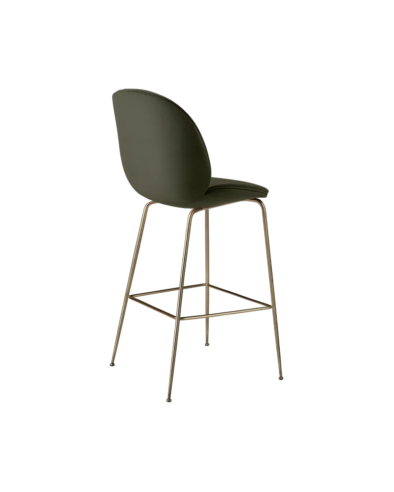 Beetle Bar Chair, Fully Upholstered by GUBI in Sunday, Dedar (018, Standard), Antique Brass, Conic base – product photo 2 of 4