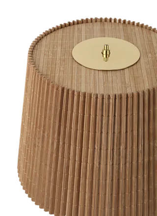 9205 Table Lamp von GUBI in Bamboo, Brass, EU – Produktfoto 3 von 6