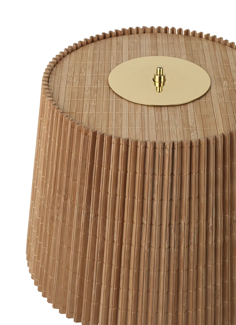 9205 Table Lamp von GUBI in Bamboo, Brass, EU – Produktfoto 3 von 6