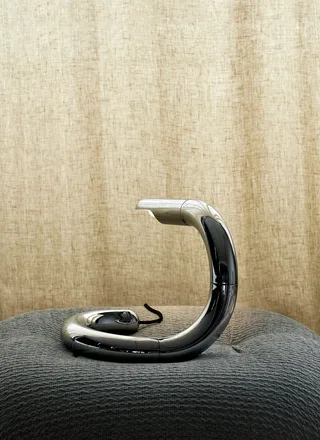 Aspide Table Lamp by GUBI in Chrome, EU – interior photo 3 of 6