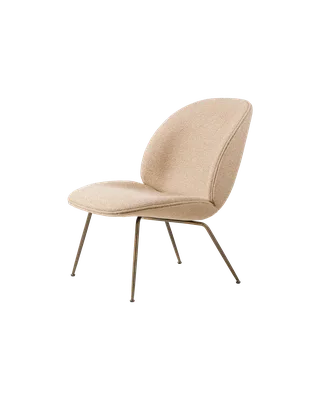 Beetle Lounge Chair van GUBI in Around Bouclé, Dedar (004, Standard), Antique Brass – productfoto 2 van 2