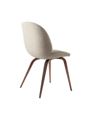 Beetle Dining Chair, Fully Upholstered by GUBI in Tempt, Gabriel (61168, Standard), Wood base, American Walnut – product photo 4 of 5