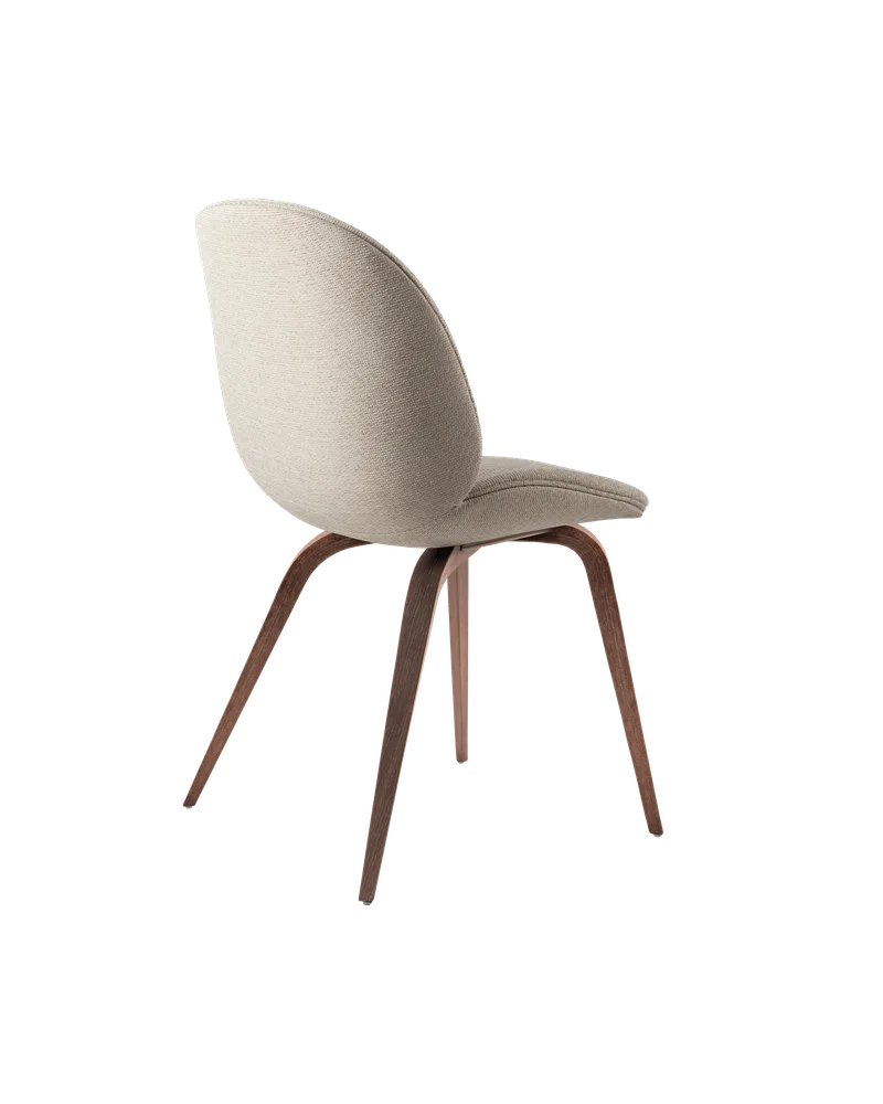 Beetle Dining Chair, Fully Upholstered by GUBI in Tempt, Gabriel (61168, Standard), Wood base, American Walnut – product photo 4 of 5