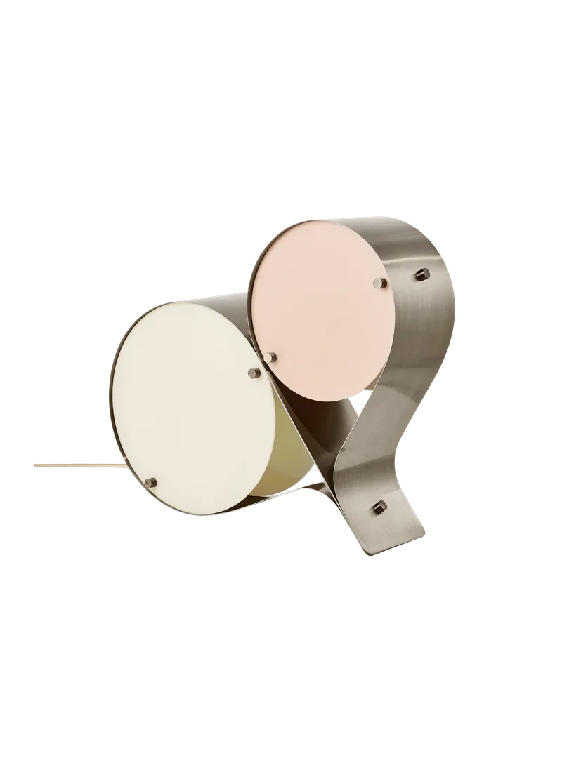 Coppia Table Lamp by GUBI in Ivory & Blush, EU – product photo