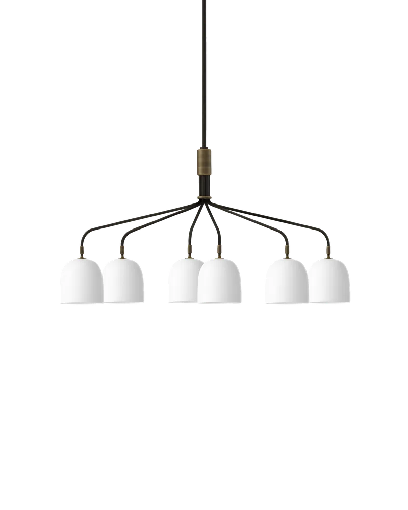 Howard Chandelier by GUBI in Bone China, 6, Long, EU – product photo