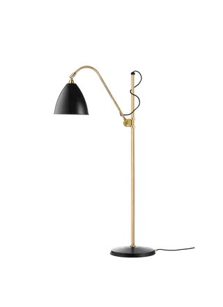 Bestlite BL3 Floor Lamp by GUBI in Black Semi Matt, Brass, Ø21 × 18 cm, EU – product photo 3 of 3