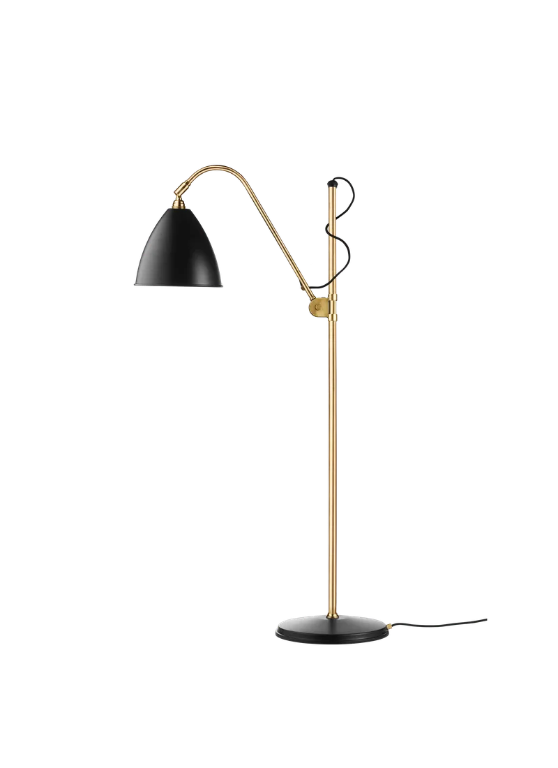 Bestlite BL3 Floor Lamp by GUBI in Black Semi Matt, Brass, Ø21 × 18 cm, EU – product photo 3 of 3