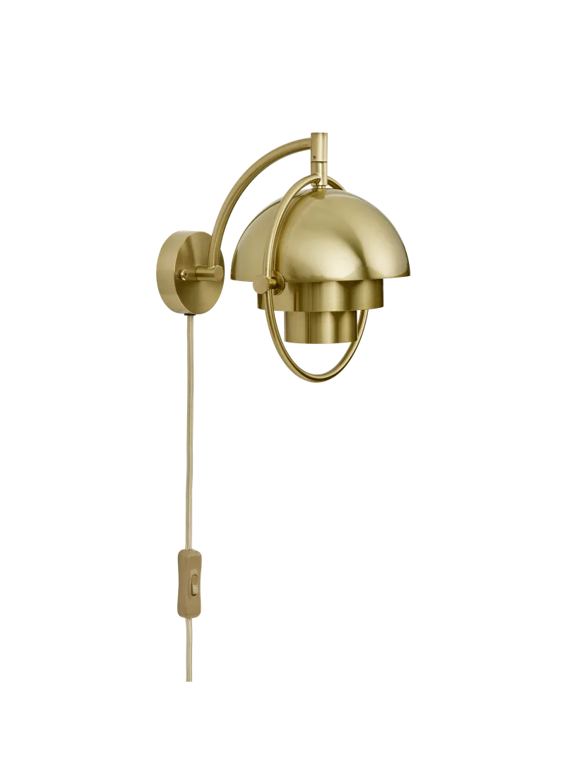 Multi-Lite Wall Lamp van GUBI in Brass Shiny, Brass, EU – productfoto