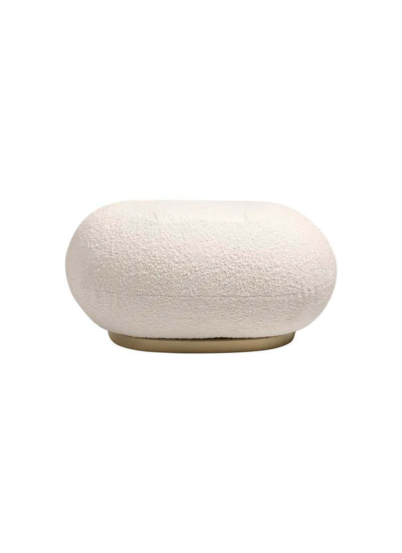 Pacha Ottoman by GUBI in Karakorum, Dedar (001, Standard), Pearl Gold, Fixed – product photo