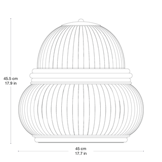 Bohemian 72 Floor Lamp by GUBI in Rattan, EU – product photo 5 of 6