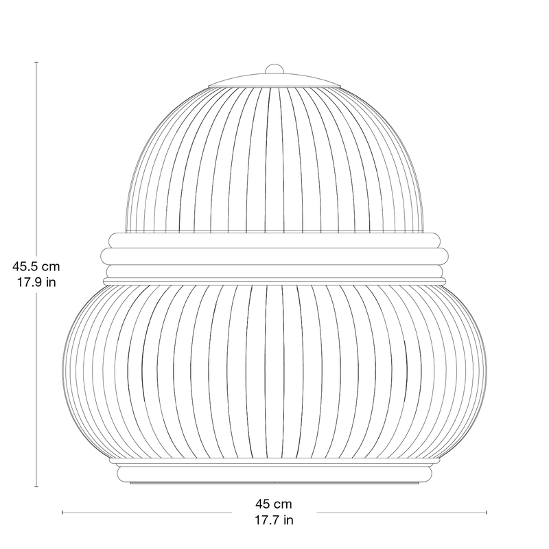 Bohemian 72 Floor Lamp by GUBI in Rattan, EU – product photo 5 of 6