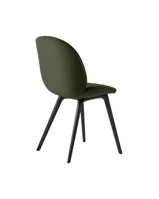 Beetle Dining Chair, Fully Upholstered von GUBI in Sunday, Dedar (018, Standard), Plastic base, Black – Produktfoto 2 von 5