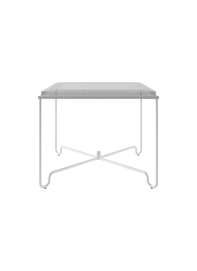 Tropique Dining Table by GUBI in Classic White Semi Matt, Classic White Semi Matt, 90 × 90 cm – product photo