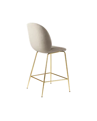 Beetle Counter Chair, Fully Upholstered by GUBI in Conic base, Black Semi Matt, Tempt, Gabriel (61168, Standard) – product photo 2 of 4