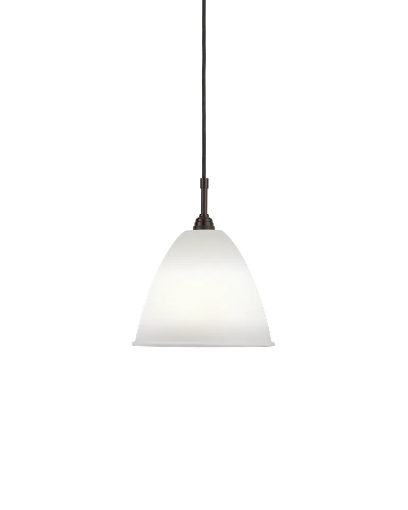 Bestlite BL9 Pendant by GUBI in Bone China, Black Brass, Ø21 × 18 cm, EU – product photo 2 of 2