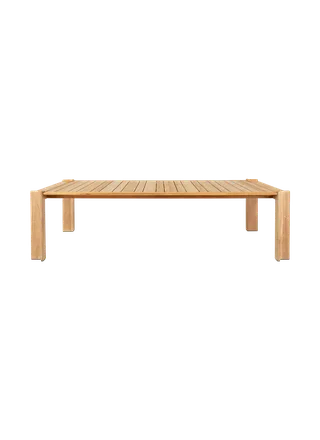 Atmosfera Dining Table de GUBI en 281 × 105 cm, Natural teak, Natural teak – photo du produit 7 sur 7