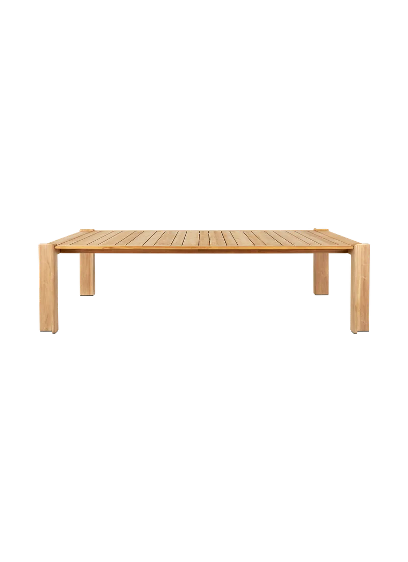 Atmosfera Dining Table de GUBI en 281 × 105 cm, Natural teak, Natural teak – photo du produit 7 sur 7