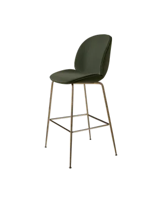 Beetle Bar Chair, Fully Upholstered by GUBI in Sunday, Dedar (018, Standard), Antique Brass, Conic base – product photo 4 of 4