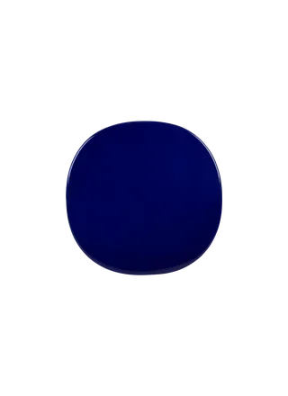 Carmel Coffee Table by GUBI in Pacific Blue, Black Semi Matt, 60 × 60 cm – product photo 1 of 5