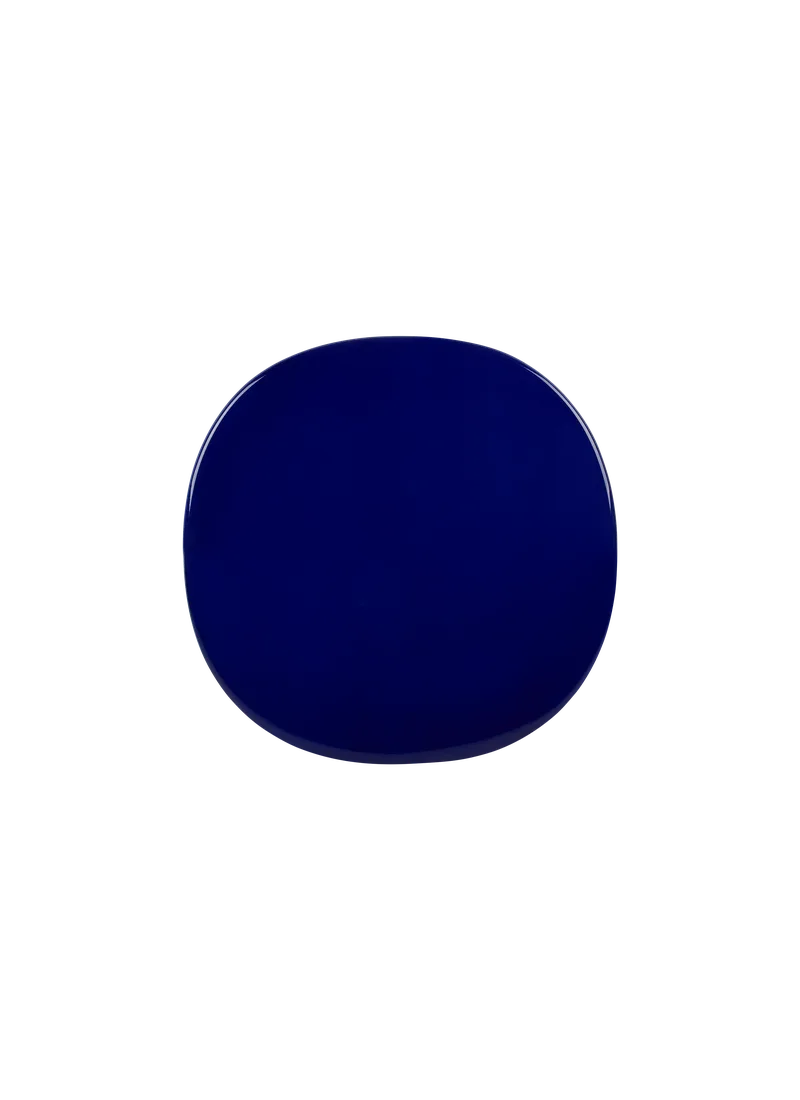 Carmel Coffee Table by GUBI in Pacific Blue, Black Semi Matt, 60 × 60 cm – product photo 1 of 5