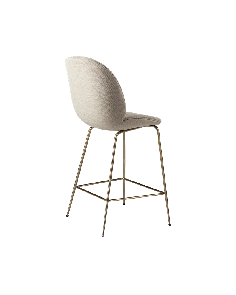 Beetle Counter Chair, Fully Upholstered de GUBI en Conic base, Antique Brass, Tempt, Gabriel (61168, Standard) – photo du produit 2 sur 4