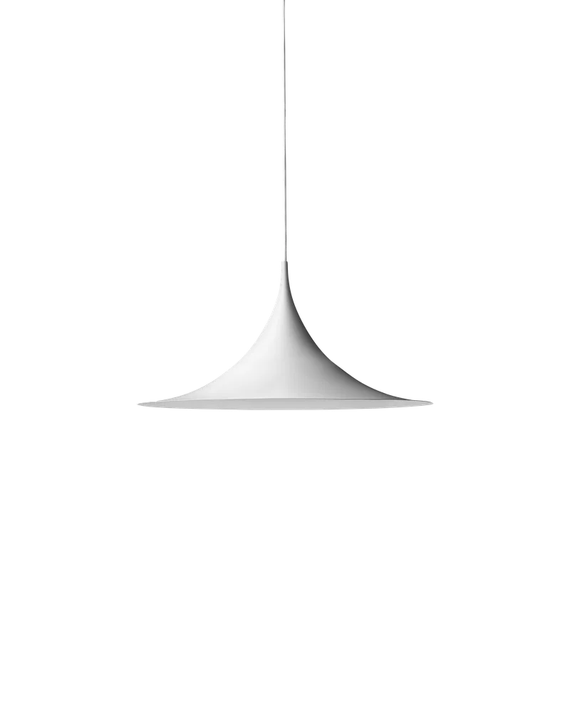 Semi Pendant by GUBI in White Semi Matt, Ø47 × 23,5 cm, EU – product photo