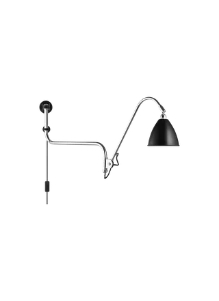 Bestlite BL10 Wall Lamp by GUBI in Black Semi Matt, Chrome, EU – product photo 4 of 4