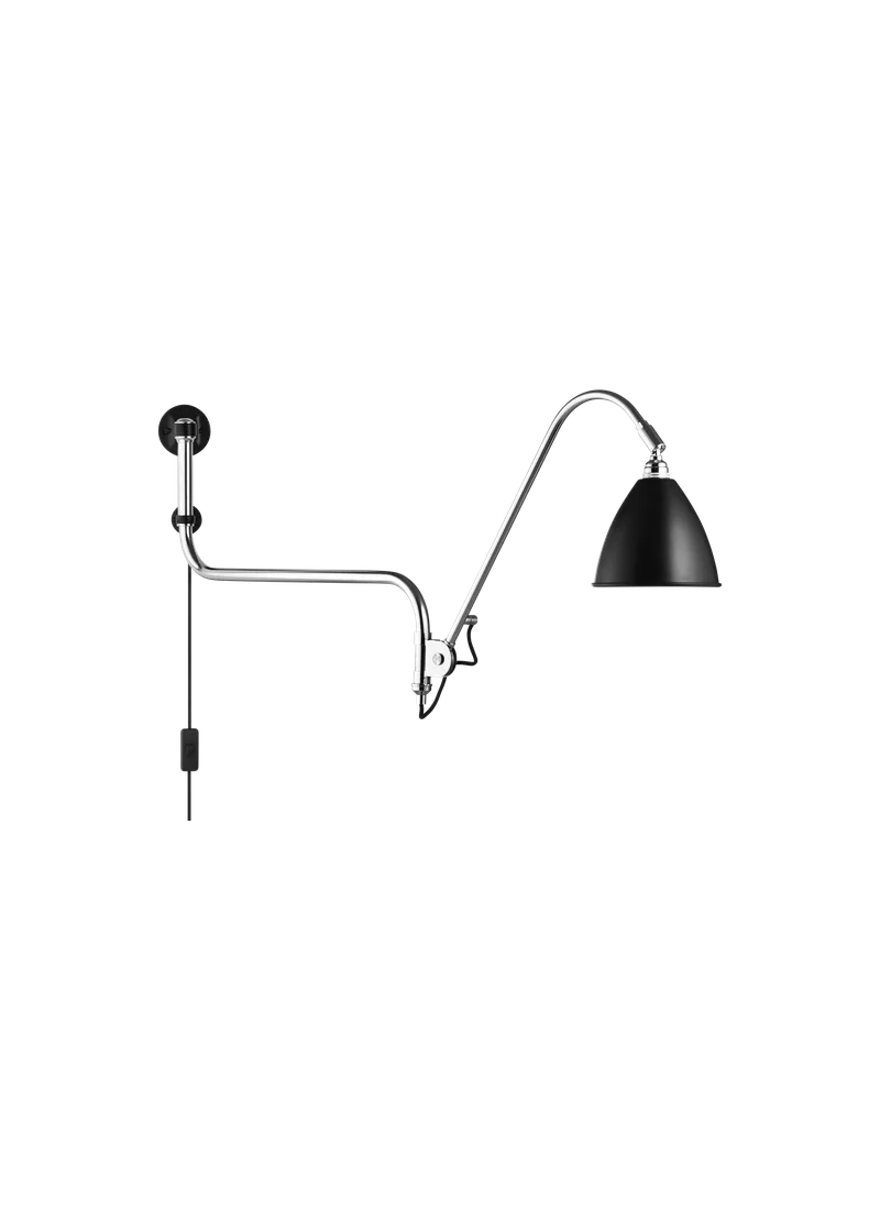 Bestlite BL10 Wall Lamp by GUBI in Black Semi Matt, Chrome, EU – product photo 4 of 4