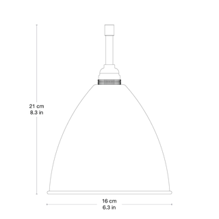 Bestlite BL9 Pendant by GUBI in Black Brass, Black Brass, Ø16 × 13 cm, EU – product photo 1 of 2