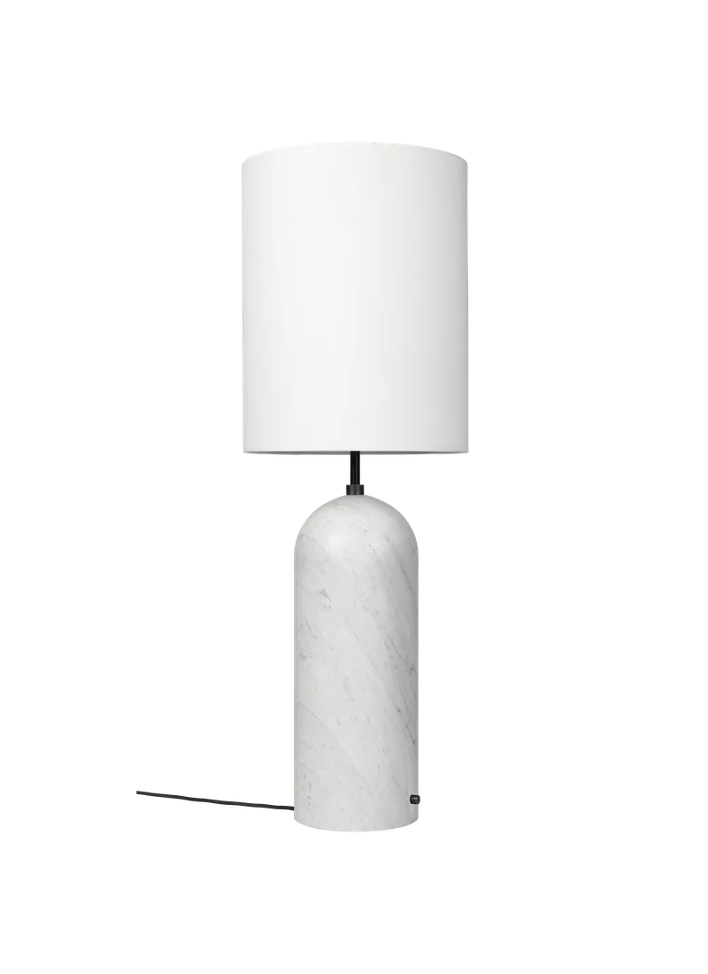 Gravity Floor Lamp - XL by GUBI in White Marble, White, 130 cm, EU – product photo