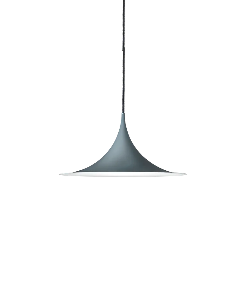 Semi Pendant de GUBI en Anthracite Grey Glossy, Ø47 × 23,5 cm, EU – photo du produit