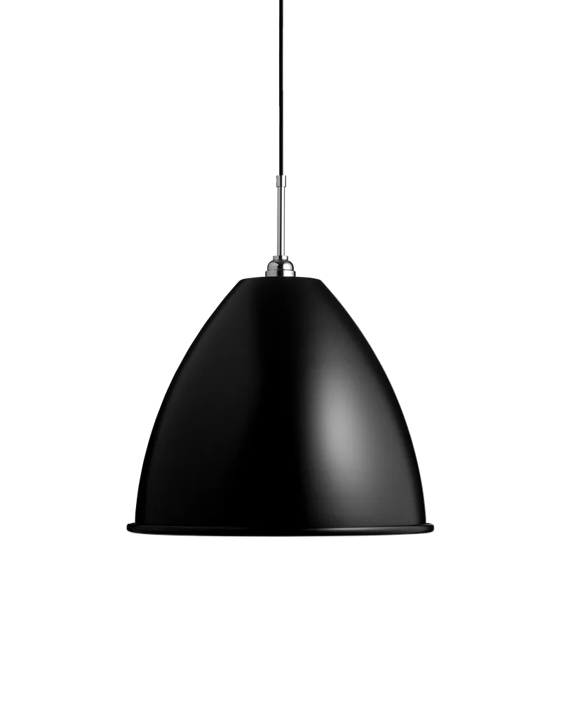 Bestlite BL9 Pendant von GUBI in Black Semi Matt, Chrome, Ø40 × 33 cm, EU – Produktfoto 2 von 2