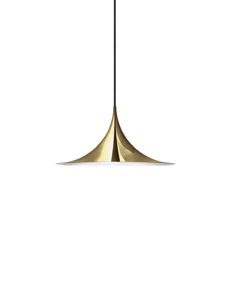 Semi Pendant de GUBI en Polished Brass, Ø47 × 23,5 cm, EU – photo du produit