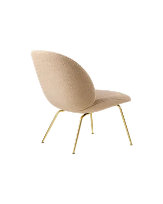 Beetle Lounge Chair by GUBI in Around Bouclé, Dedar (004, Standard), Brass Semi Matt – product photo 1 of 6