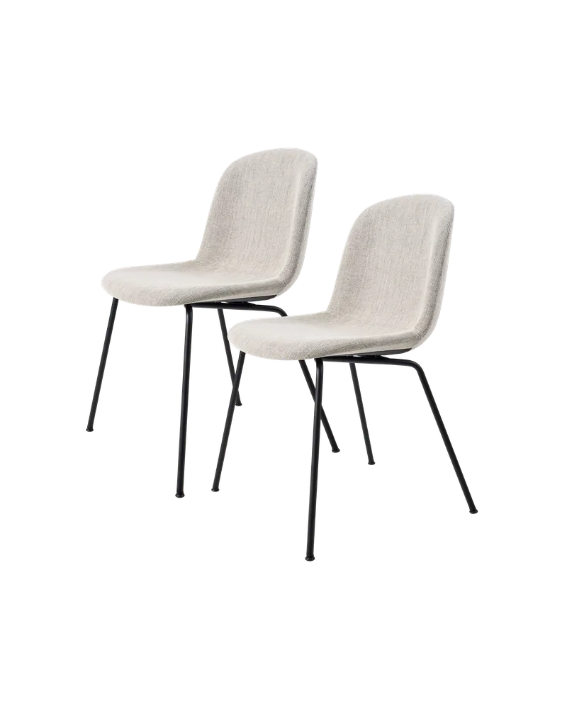 Brim Dining Chair, Set of 2 de GUBI en Guest, Kvadrat (0210, Standard) – photo du produit 6 sur 6