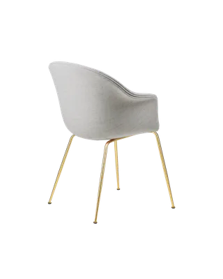 Bat Dining Chair, Fully Upholstered by GUBI in Remix 3, Kvadrat (123, Standard), Conic base, Brass Semi Matt – product photo 4 of 4